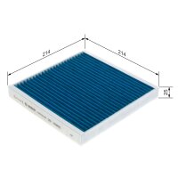 BOSCH 0 986 628 588 Filter, Innenraumluft
