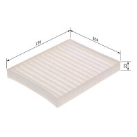 BOSCH 1 987 435 144 Filter, Innenraumluft