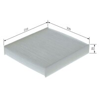 BOSCH 1 987 435 156 Filter, Innenraumluft