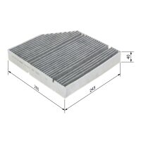 BOSCH 1 987 435 617 Filter, Innenraumluft