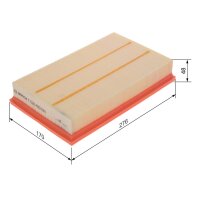 BOSCH F 026 400 624 Luftfilter