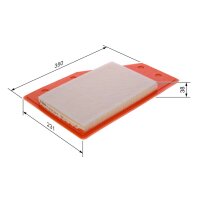 BOSCH F 026 400 635 Luftfilter