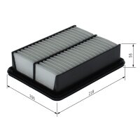 BOSCH F 026 400 691 Luftfilter