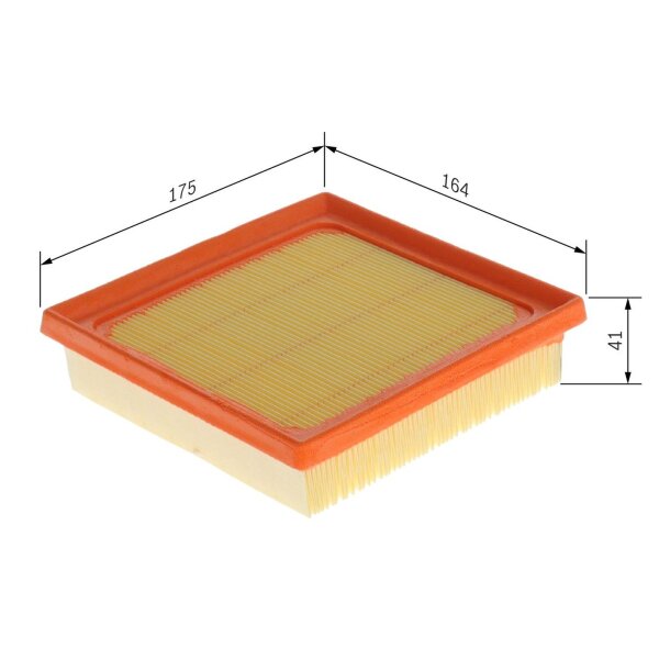 BOSCH F 026 400 696 Luftfilter