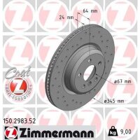 ZIMMERMANN 150.2983.52 Bremsscheibe