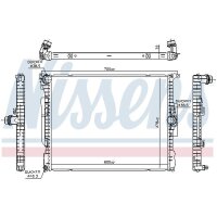 NISSENS 606514 Kühler, Motorkühlung