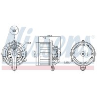 NISSENS 87564 Innenraumgebläse