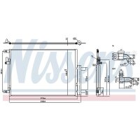 NISSENS 941288 Kondensator, Klimaanlage