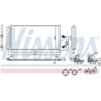 NISSENS 941291 Kondensator, Klimaanlage