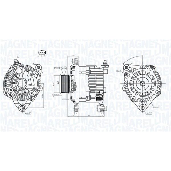 MAGNETI MARELLI 063731946010 Generator