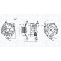 MAGNETI MARELLI 063731946010 Generator