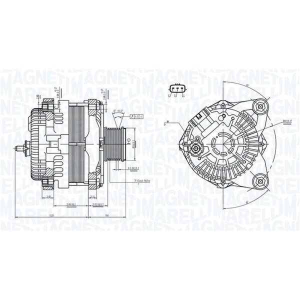 MAGNETI MARELLI 063732182010 Generator