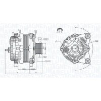MAGNETI MARELLI 063732182010 Generator