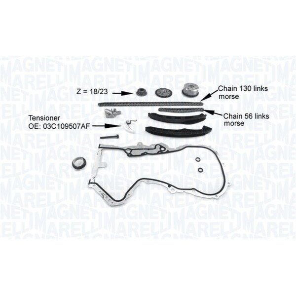 MAGNETI MARELLI 341500001200 Steuerkettensatz