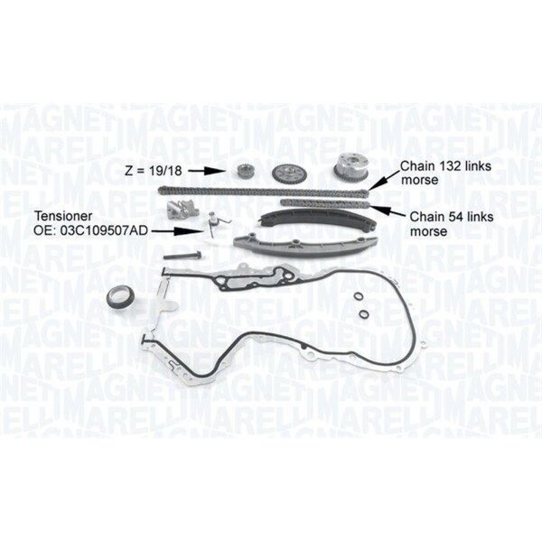 MAGNETI MARELLI 341500001220 Steuerkettensatz
