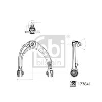 FEBI BILSTEIN 177841 Lenker, Radaufhängung