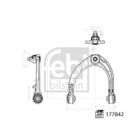 FEBI BILSTEIN 177842 Lenker, Radaufhängung