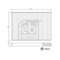 FEBI BILSTEIN 178273 Filter, Innenraumluft