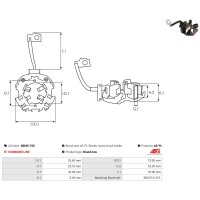 AS-PL SBH0119S Halter, Kohlebürsten