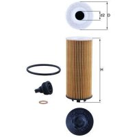 MAHLE OX 1238D Ölfilter