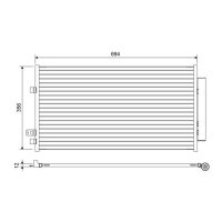 VALEO 822638 Kondensator, Klimaanlage