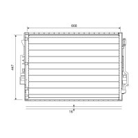VALEO 822643 Kondensator, Klimaanlage