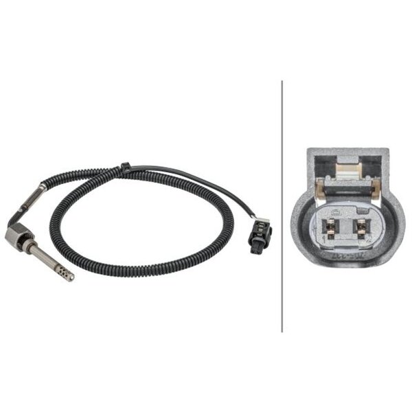 HELLA 6PT 358 181-411 Sensor, Abgastemperatur