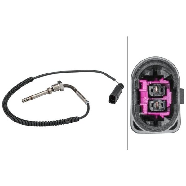 HELLA 6PT 358 181-501 Sensor, Abgastemperatur