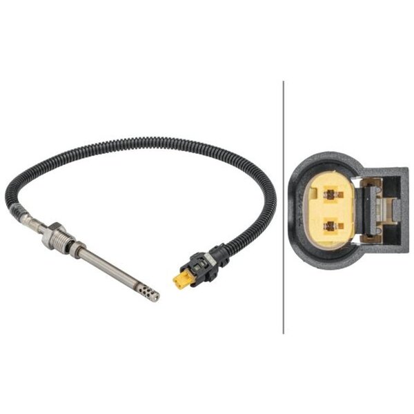 HELLA 6PT 358 181-741 Sensor, Abgastemperatur