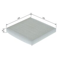 BOSCH 1 987 435 153 Filter, Innenraumluft