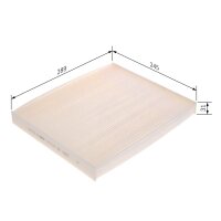 BOSCH 1 987 435 165 Filter, Innenraumluft