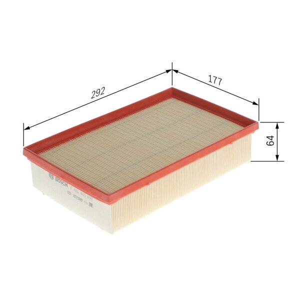 BOSCH F 026 400 698 Luftfilter