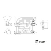 FEBI BILSTEIN 177859 Spurstangenkopf