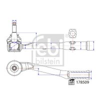 FEBI BILSTEIN 178509 Spurstangenkopf