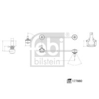 FEBI BILSTEIN 177880 Stange/Strebe, Stabilisator