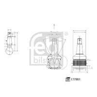 FEBI BILSTEIN 177901 Trag-/Führungsgelenk
