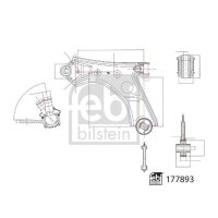 FEBI BILSTEIN 177893 Lenker, Radaufhängung