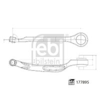 FEBI BILSTEIN 177895 Lenker, Radaufhängung