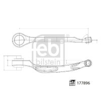 FEBI BILSTEIN 177896 Lenker, Radaufhängung