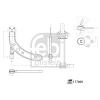 FEBI BILSTEIN 177899 Lenker, Radaufhängung