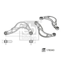 FEBI BILSTEIN 178343 Lenker, Radaufhängung