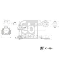 FEBI BILSTEIN 178538 Lenker, Radaufhängung