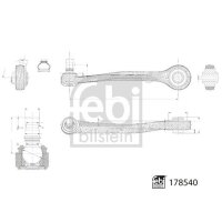 FEBI BILSTEIN 178540 Lenker, Radaufhängung