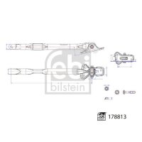 FEBI BILSTEIN 178813 Lenker, Radaufhängung