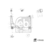 FEBI BILSTEIN 179105 Lenker, Radaufhängung