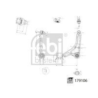 FEBI BILSTEIN 179106 Lenker, Radaufhängung