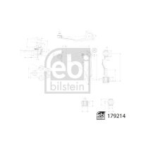 FEBI BILSTEIN 179214 Lenker, Radaufhängung
