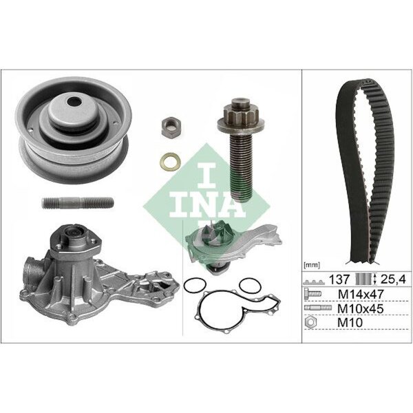 Schaeffler INA 530 0003 30 Wasserpumpe + Zahnriemensatz