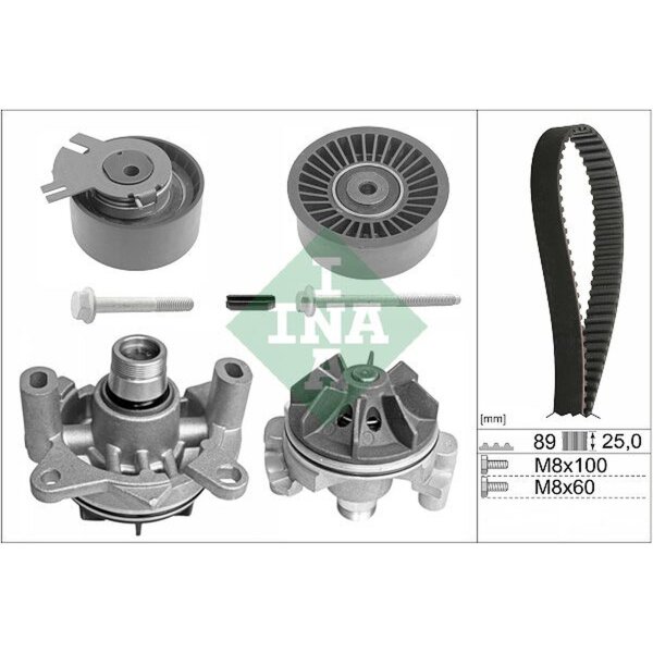Schaeffler INA 530 0198 30 Wasserpumpe + Zahnriemensatz