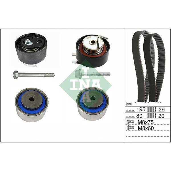 Schaeffler INA 530 0766 10 Zahnriemensatz